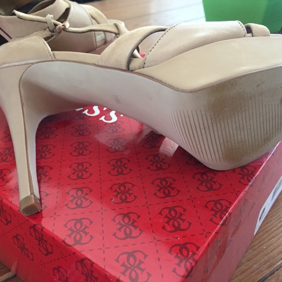 Leather GUESS heels size 7.5 - Picture 4 of 6